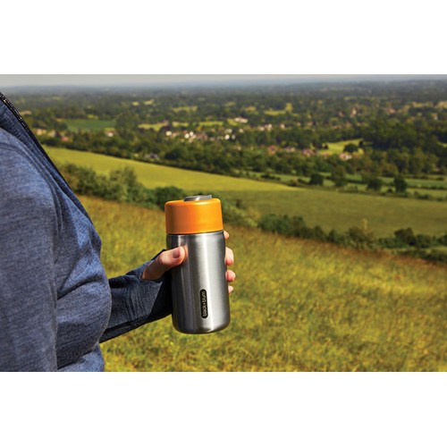 orange Taza aislada antigoteo acero inoxidable Black + Blum