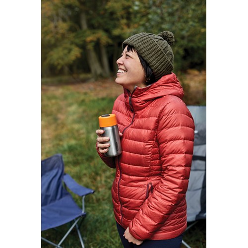 orange Taza aislada antigoteo acero inoxidable Black + Blum