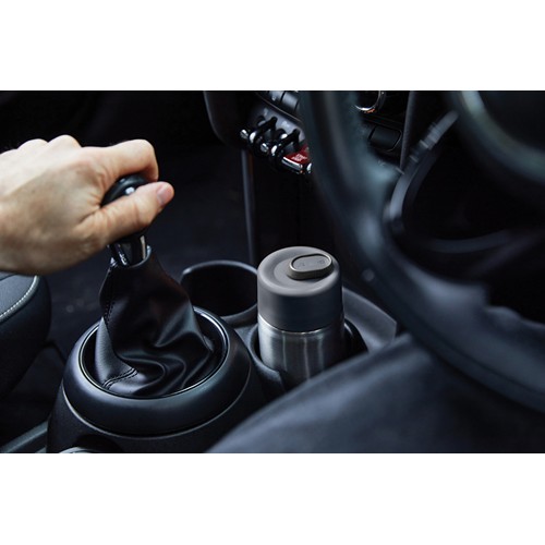 gray Taza aislada antigoteo acero inoxidable Black + Blum