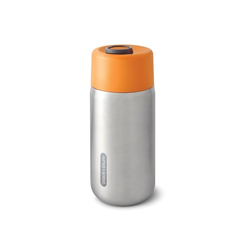 orange Taza aislada antigoteo acero inoxidable Black + Blum