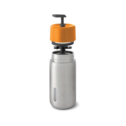 orange Taza aislada antigoteo acero inoxidable Black + Blum