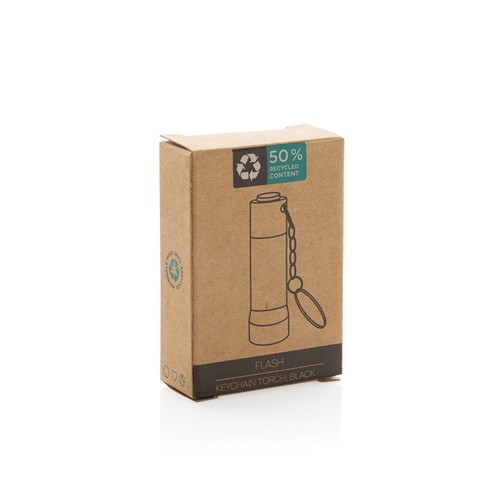 Linterna llavero de aluminio reciclado Flash RCS