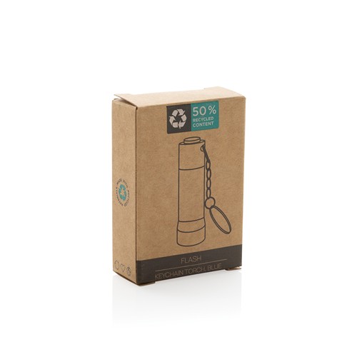 Linterna llavero de aluminio reciclado Flash RCS
