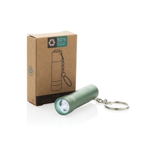 Porte-clés torche en aluminium recyclé RCS Flash - 8