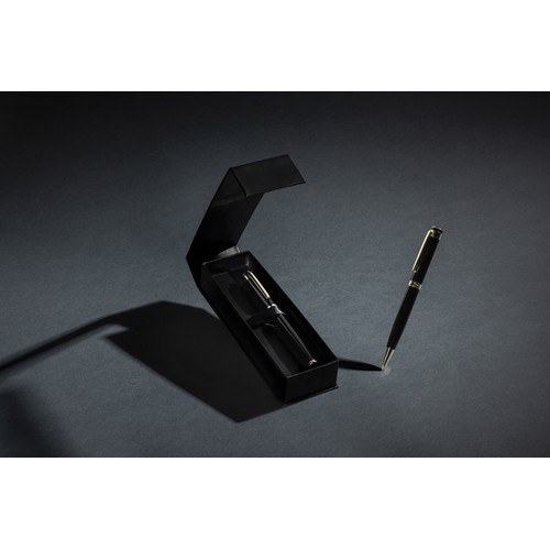 black Set bolígrafos Swiss Peak Luca RCS de latón reciclado