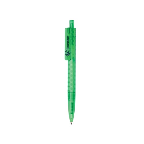green Bolígrafo X3 de plástico PC reciclado GRS