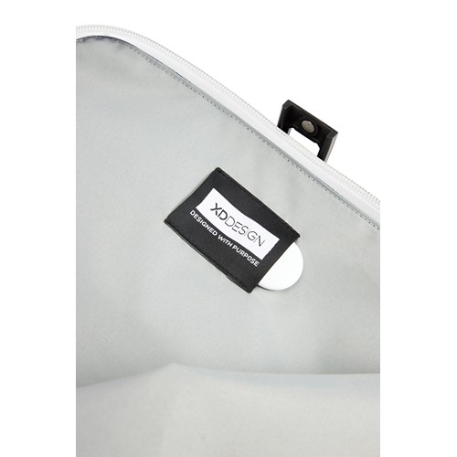 de blanco Mochila urbana resistente al agua con solapa