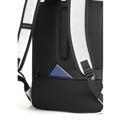 de blanco Mochila urbana resistente al agua con solapa