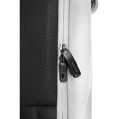 de blanco Mochila urbana resistente al agua con solapa