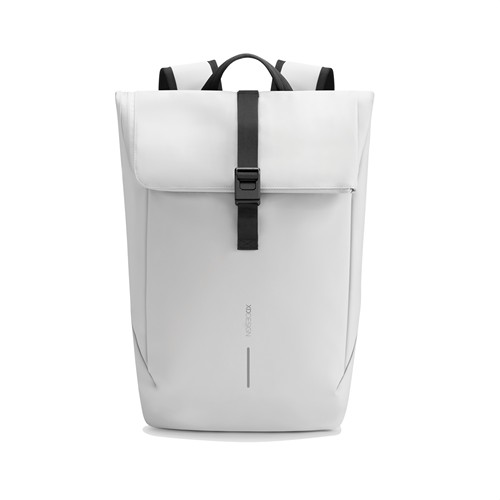 de blanco Mochila urbana resistente al agua con solapa