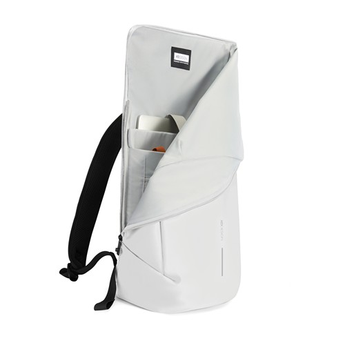 de blanco Mochila urbana resistente al agua con solapa