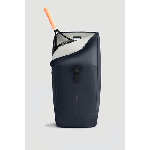 azul marino Mochila urbana resistente al agua con solapa