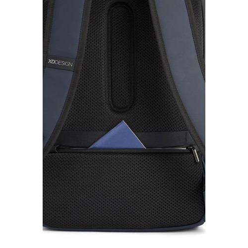 azul marino Mochila urbana resistente al agua con solapa