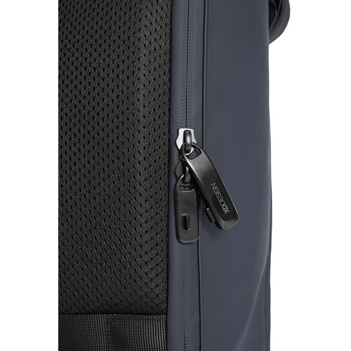 azul marino Mochila urbana resistente al agua con solapa