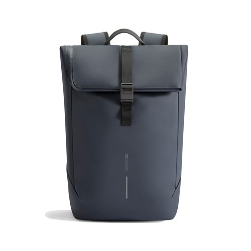 azul marino Mochila urbana resistente al agua con solapa