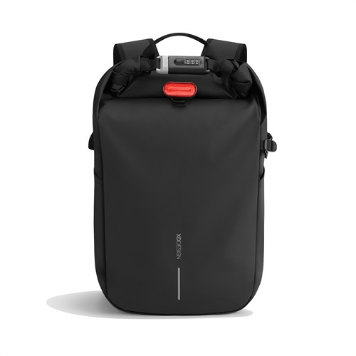 black Mochila antirrobo Urban resistente al agua