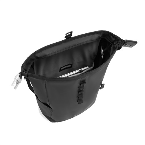 black Mochila antirrobo Urban resistente al agua