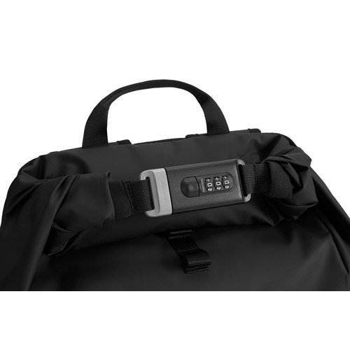 black Mochila antirrobo Urban resistente al agua
