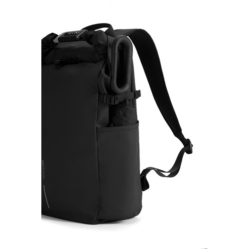 black Mochila antirrobo Urban resistente al agua