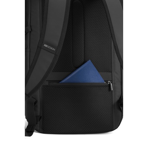 black Mochila antirrobo Urban resistente al agua