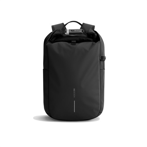 black Mochila antirrobo Urban resistente al agua
