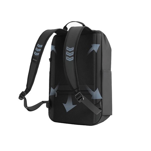 black Mochila antirrobo Urban resistente al agua