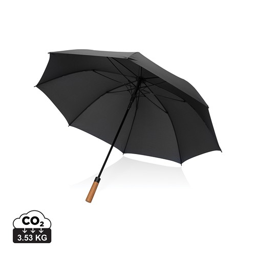 Parapluie 30" en rPET Aware™ et poignée en acacias