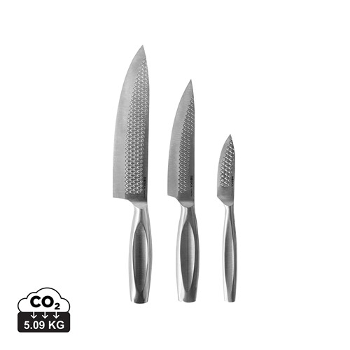 SET 3 PIEZAS CUCHILLOS COCINA MONACO BOSKA
