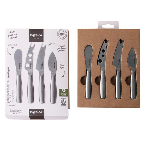 Set mini de cuchillos para queso Copenhagen BOSKA