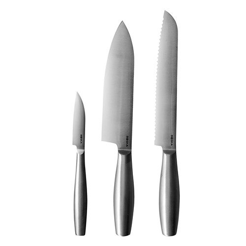 acero Set 3 piezas de cuchillos cocina Copenhagen BOSKA