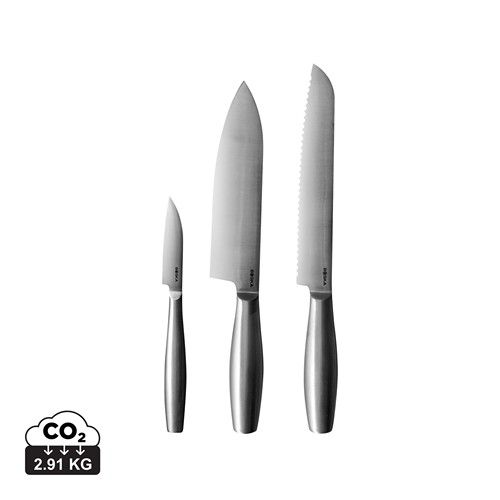 SET 3 PIEZAS DE CUCHILLOS COCINA COPENHAGEN BOSKA