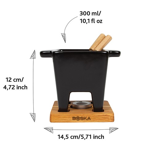BOSKA Tapas Fondue Nero - 300 ml - 4