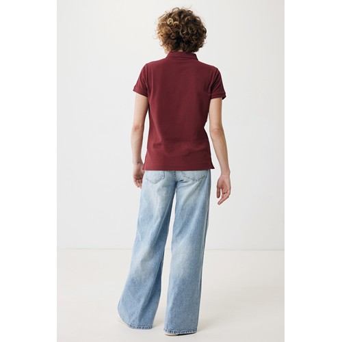 Polo en coton recyclé IQONIQ Yosemite Femme