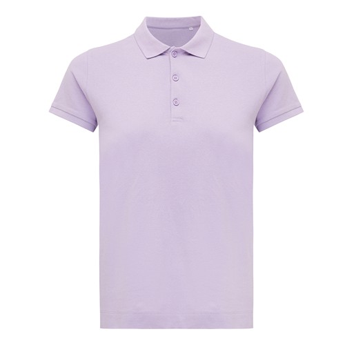 lavanda IQONIQ Yosemite Polo Piqué Mujer Algodón Reciclado