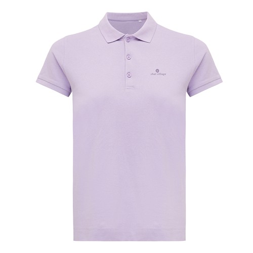 lavanda IQONIQ Yosemite Polo Piqué Mujer Algodón Reciclado