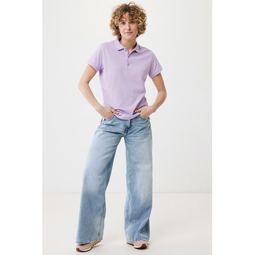 lavanda IQONIQ Yosemite Polo Piqué Mujer Algodón Reciclado