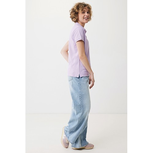 lavanda IQONIQ Yosemite Polo Piqué Mujer Algodón Reciclado
