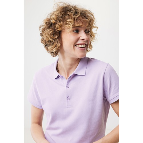 lavanda IQONIQ Yosemite Polo Piqué Mujer Algodón Reciclado
