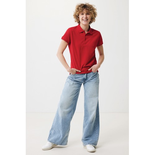Polo Iqoniq Yosemite piqué algodón reciclado de mujer