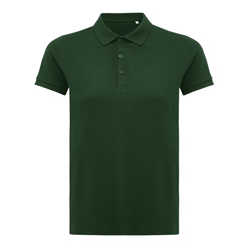 verde bosque IQONIQ Yosemite Polo Piqué Mujer Algodón Reciclado