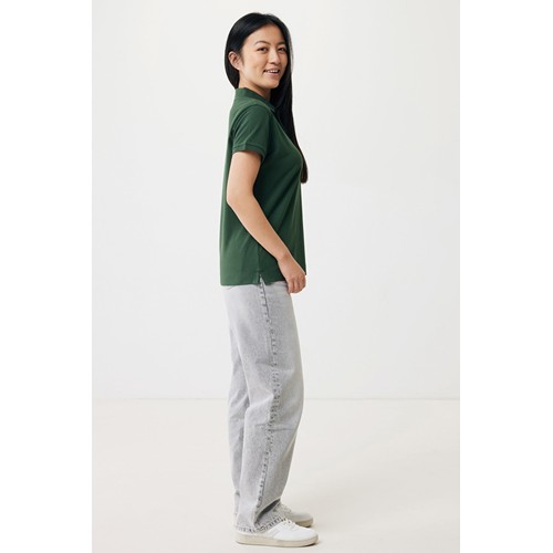 verde bosque IQONIQ Yosemite Polo Piqué Mujer Algodón Reciclado