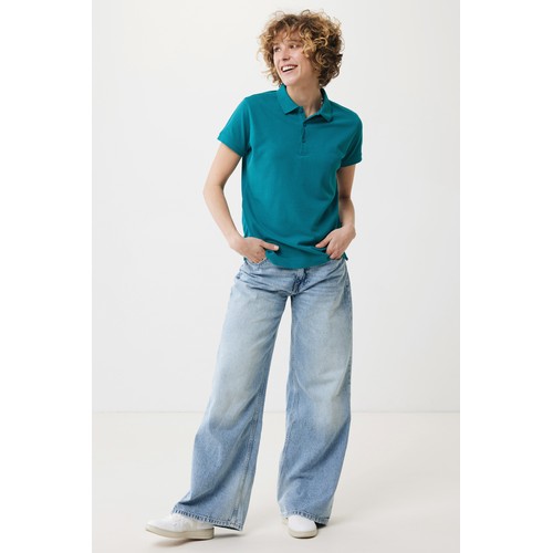 Polo Iqoniq Yosemite piqué algodón reciclado de mujer