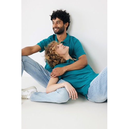 verdigris IQONIQ Yosemite Polo Piqué Mujer Algodón Reciclado