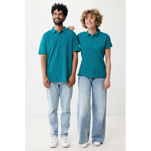 verdigris IQONIQ Yosemite Polo Piqué Mujer Algodón Reciclado