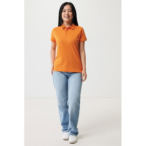Polo Iqoniq Yosemite piqué algodón reciclado de mujer