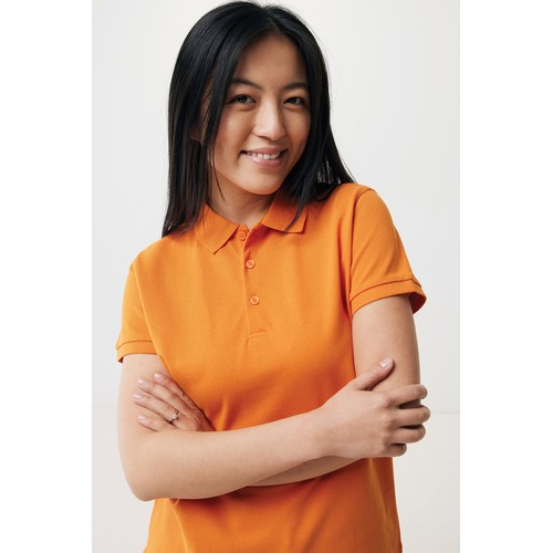 Polo Iqoniq Yosemite piqué algodón reciclado de mujer