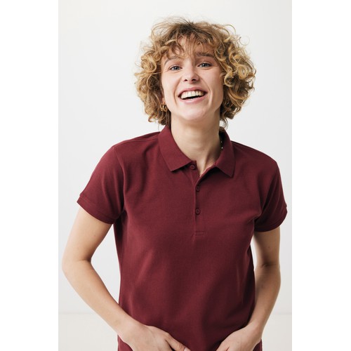 Polo Iqoniq Yosemite piqué algodón reciclado de mujer