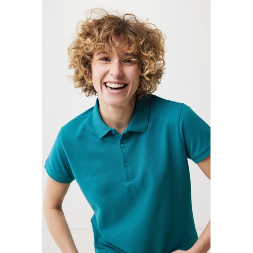 Polo Iqoniq Yosemite piqué algodón reciclado de mujer