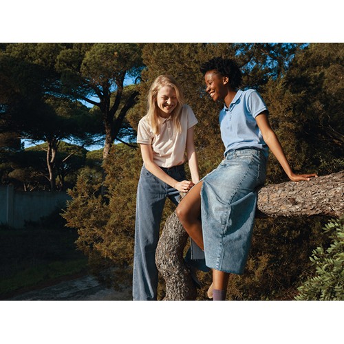 Polo en coton recyclé IQONIQ Yosemite Femme