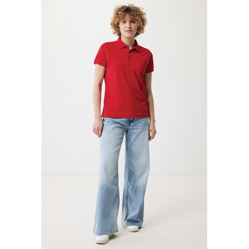 Polo Iqoniq Yosemite piqué algodón reciclado de mujer